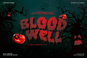 Bloodwell - Bloody Horror Font, a Font by Typehand Studio (Thumbnail 1 of 7)