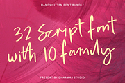 Handwritten Script Bundle - 90% OFF, a Script Font by Dharmas Foundry (Thumbnail 2 of 12)