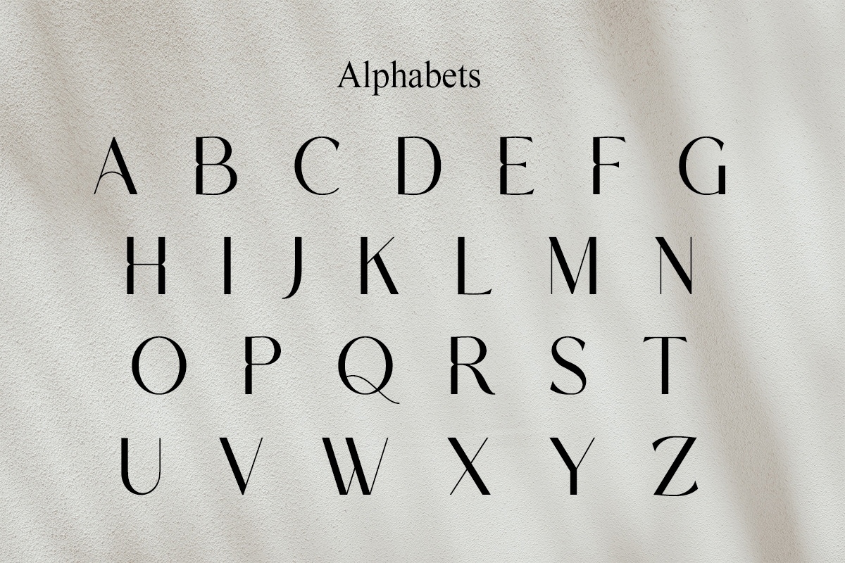 Azahra | Modern Stylish, a Sans Serif Font by Muntab_Art (Photo 10 of 11)