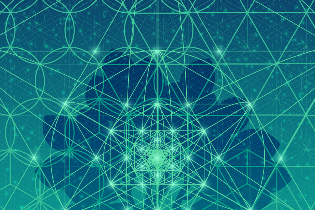 {Sacred Geometry} The Tree of Life, an Illustration by ekaart (Photo 2 of 7)