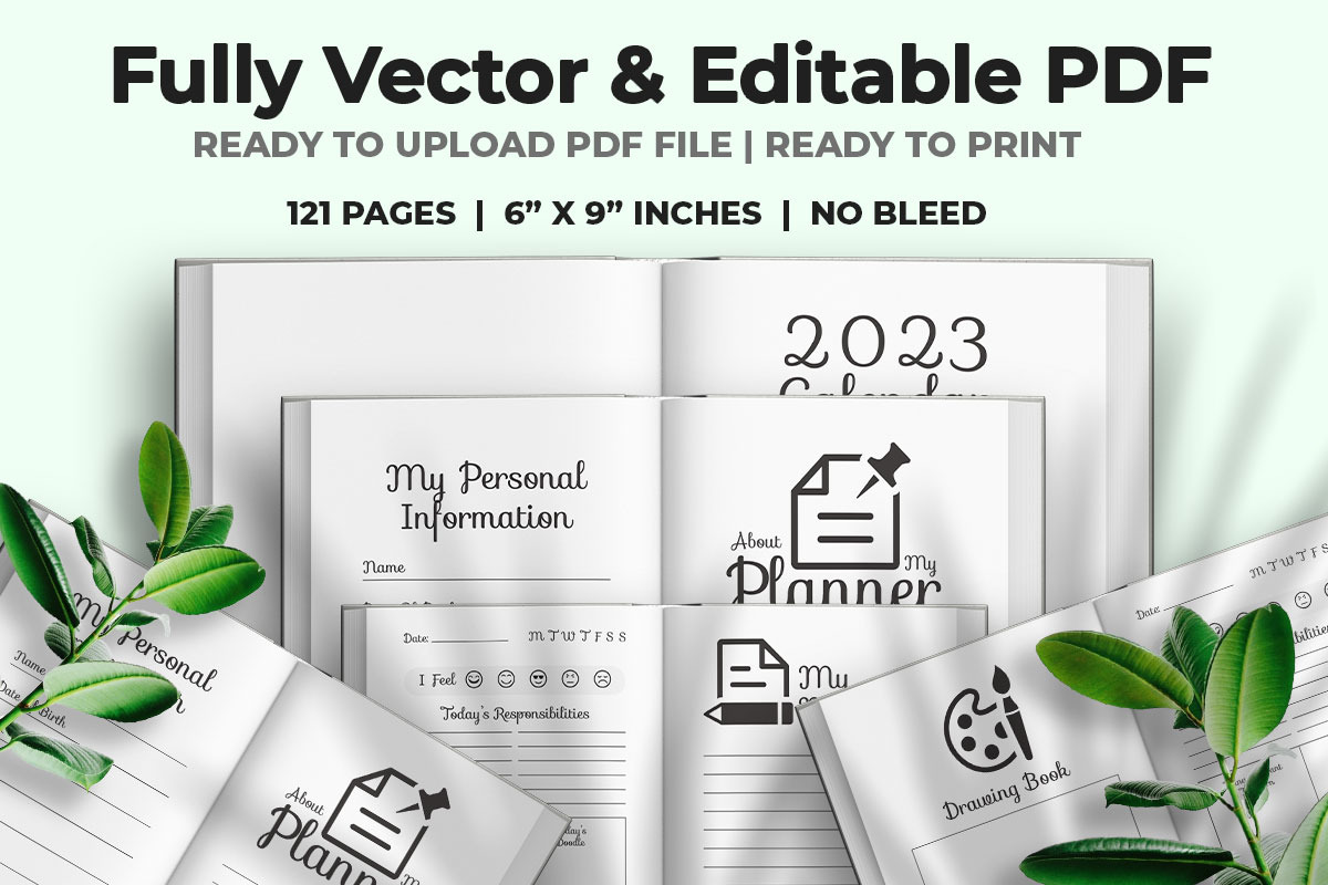 2023 Kids Planner KDP Interior, a Templates & Theme by M9 Design (Photo 3 of 4)