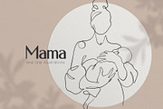 Mama - motherhood illustrations, a Person Illustration by Anna.Klets (Thumbnail 1 of 12)