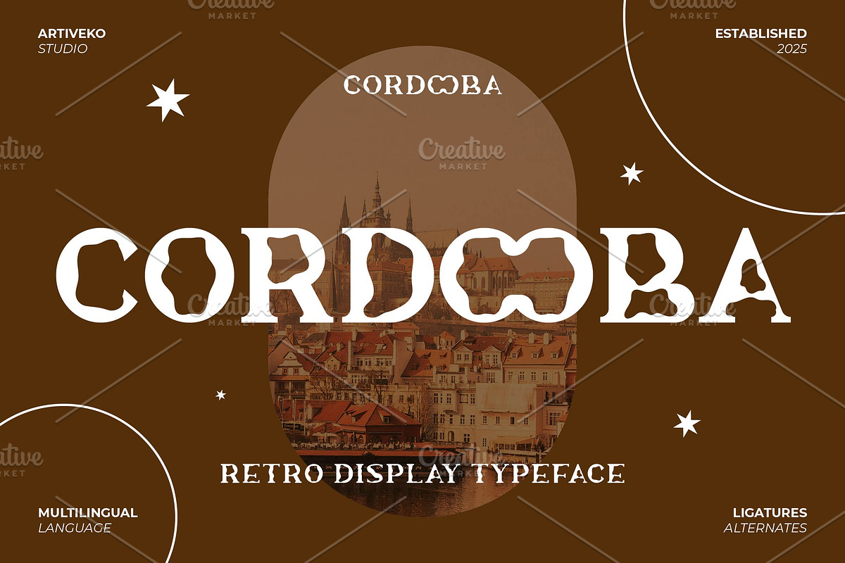 Cordooba Display Serif Font, a Serif Font by Artiveko (Photo 1 of 7)
