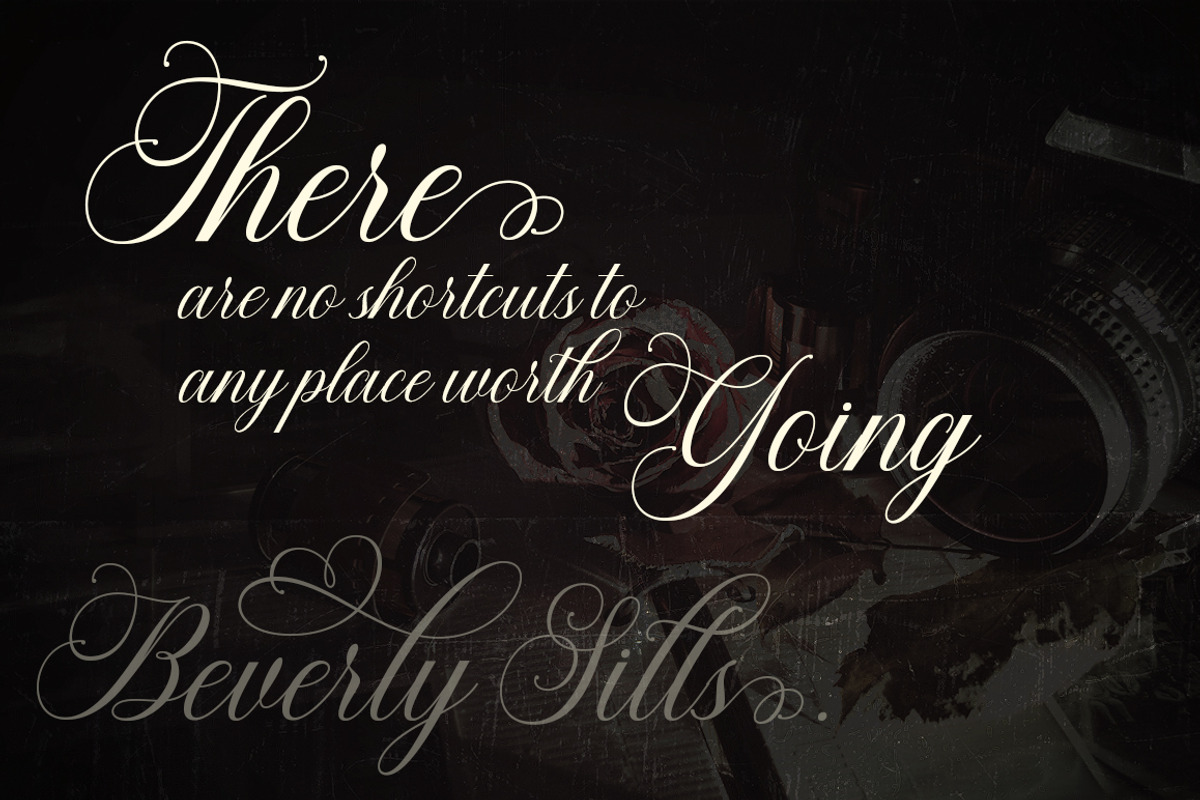 Quens Letter Script, a Script Font by Suza Studio (Photo 9 of 13)