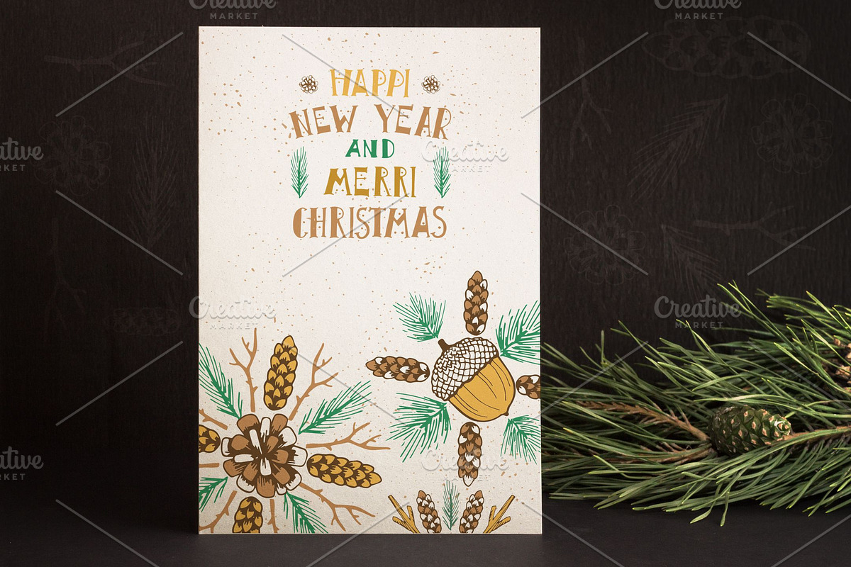 Christmas set. SNOWFLAKE. Winter., an Illustration by OlgaAlekseenko (Photo 4 of 4)