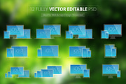 Apple Outline Device Mockups, an iPhone Mockup by Graphicon (Thumbnail 2 of 4)