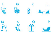 Christmas Doodle Dingbats Font, a Symbol Font by Minimalartstudio (Thumbnail 6 of 6)