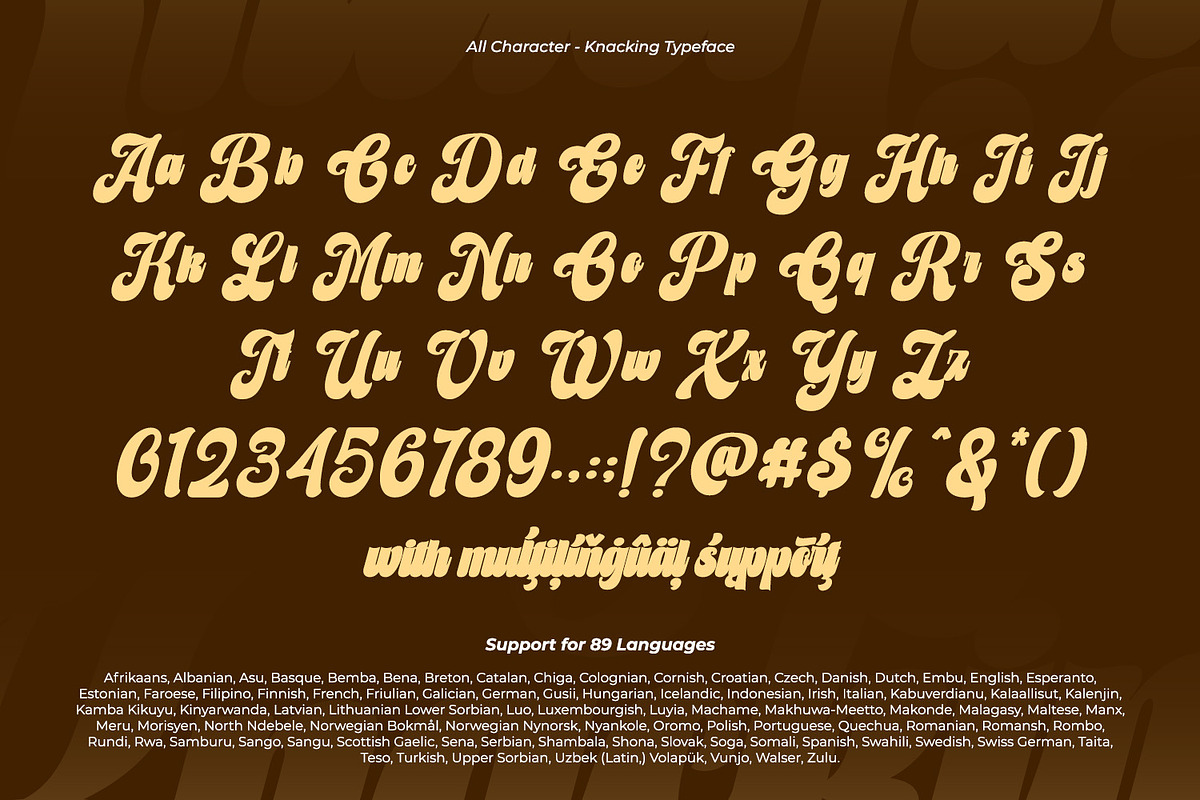Knacking, a Script Font by Ditatype (Photo 9 of 11)