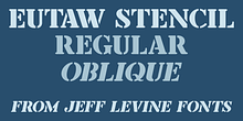 Eutaw Stencil JNL