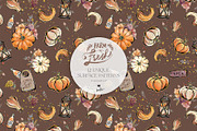Fall Farm Market Seamless Patterns, a Pattern Graphic by KaramfilaS (Thumbnail 15 of 17)