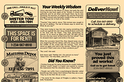 2 Page Newspaper Template, a Flyer Template by Newspaper Templates (Thumbnail 4 of 7)