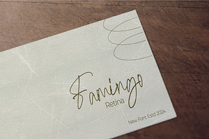 Famingo Ranita - Elegant Script