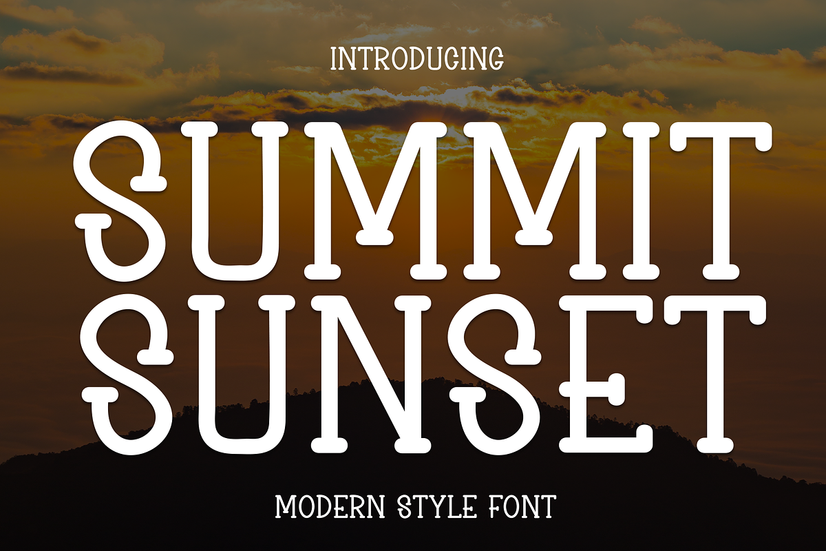 Summit Sunset | Script Font, a Script Font by Scratchones (Photo 1 of 8)