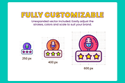 90 Podcasts Icon Set Icons, a Solid Icon by Flat Icons (Thumbnail 3 of 7)