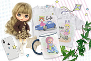 BLYTHE GIRLS Doll Illustration, a Decorative Illustration by FARAWAYKINGDOM (Thumbnail 8 of 8)