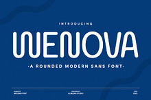 Wenova - A Rounded Modern Sans