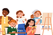 School kids students studying banner, a Person Illustration by Good Studio (Thumbnail 5 of 5)
