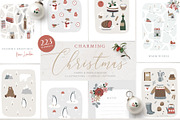 Charming Christmas card, map creator, a Seasonal Illustration by Tabita's shop (Thumbnail 1 of 15)