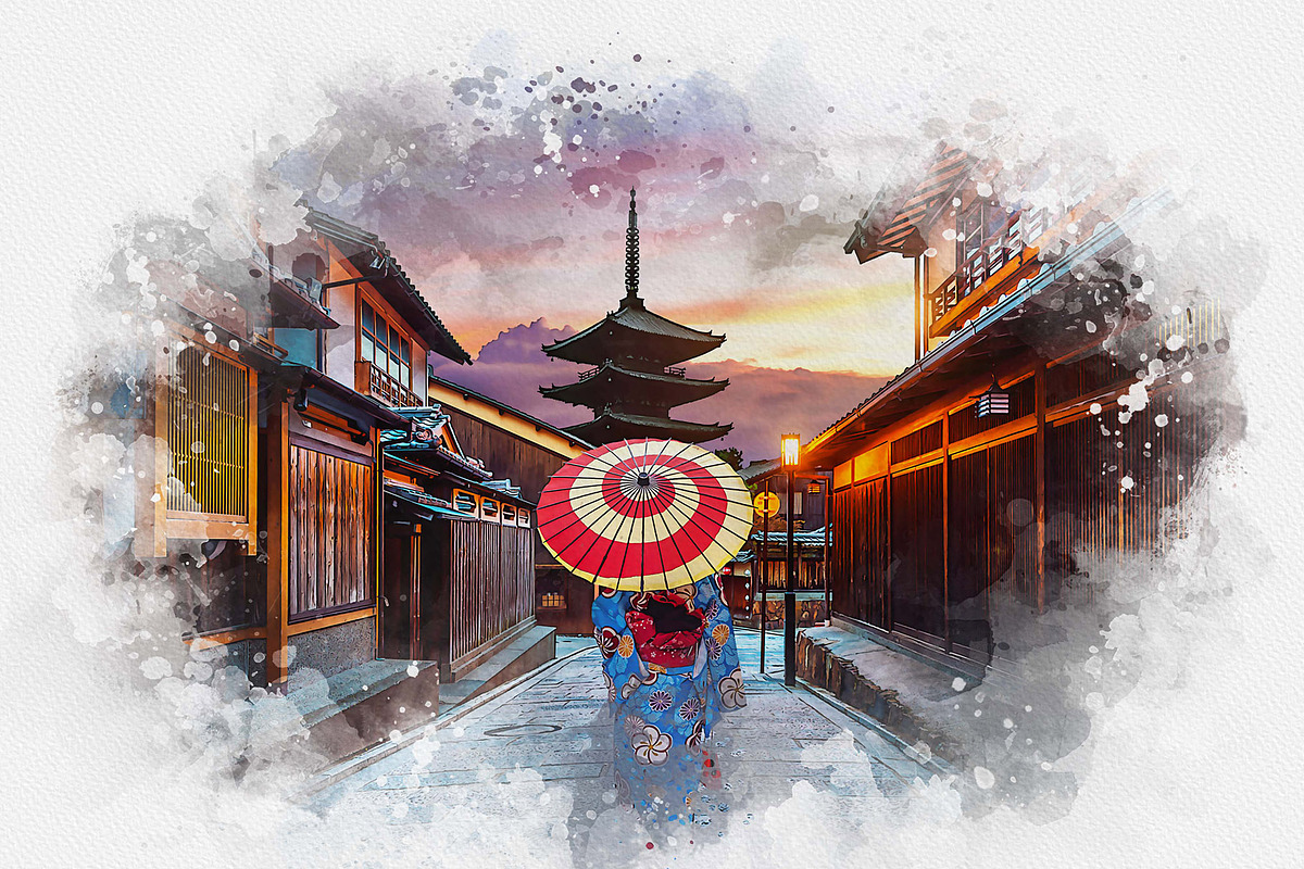 Exterior Watercolor Effect Bundle, an Action Add-On by MRI STUDIO (Photo 19 of 24)