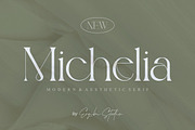 Michelia - Modern & Aesthetic, a Serif Font by ErgibiStudio (Thumbnail 1 of 12)