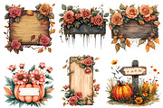 Halloween Floarl Signs Clipart, an Illustration by Designworld (Thumbnail 5 of 6)