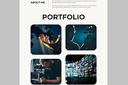 Personal Videographer Portfolio, an UI Kit Template by CreativeShaper (Thumbnail 3 of 6)