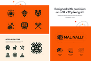 Glyph Aztec Icons, a Solid Icon by Prosymbols (Thumbnail 3 of 6)