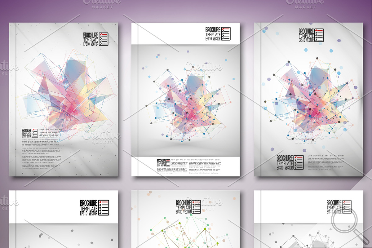 Science brochure or flyer templates, a Work Illustration by VectorShop (Photo 4 of 5)