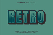 Retro 4 Text Effect Bundle, a Layer Style Add-On by WM48 Shop (Thumbnail 10 of 10)