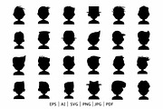 People Avatar Icons Set, an Icon by Graphicgo (Thumbnail 4 of 5)