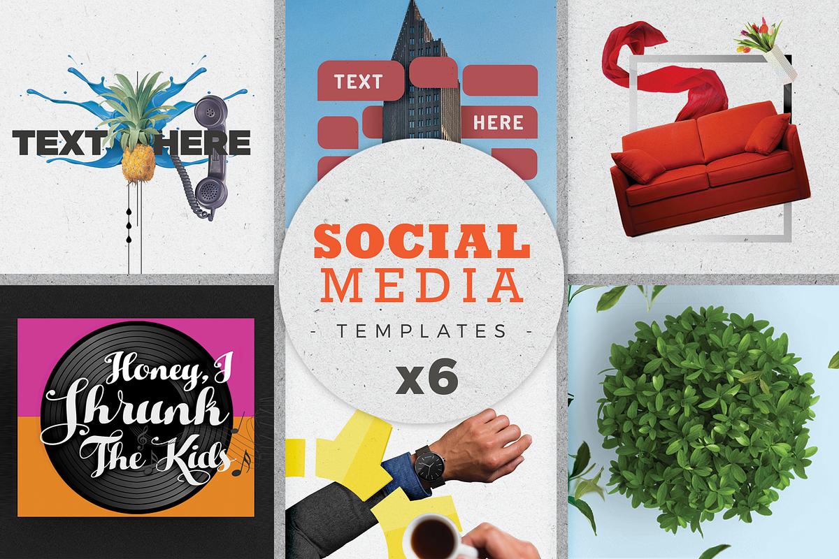 Social Media Templates, a Work Illustration by Over Under (Photo 1 of 13)