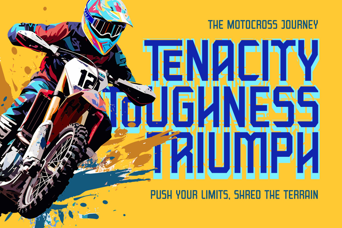 Power Beast Display Font, a Slab Serif Font by Letterhend Studio (Photo 11 of 11)