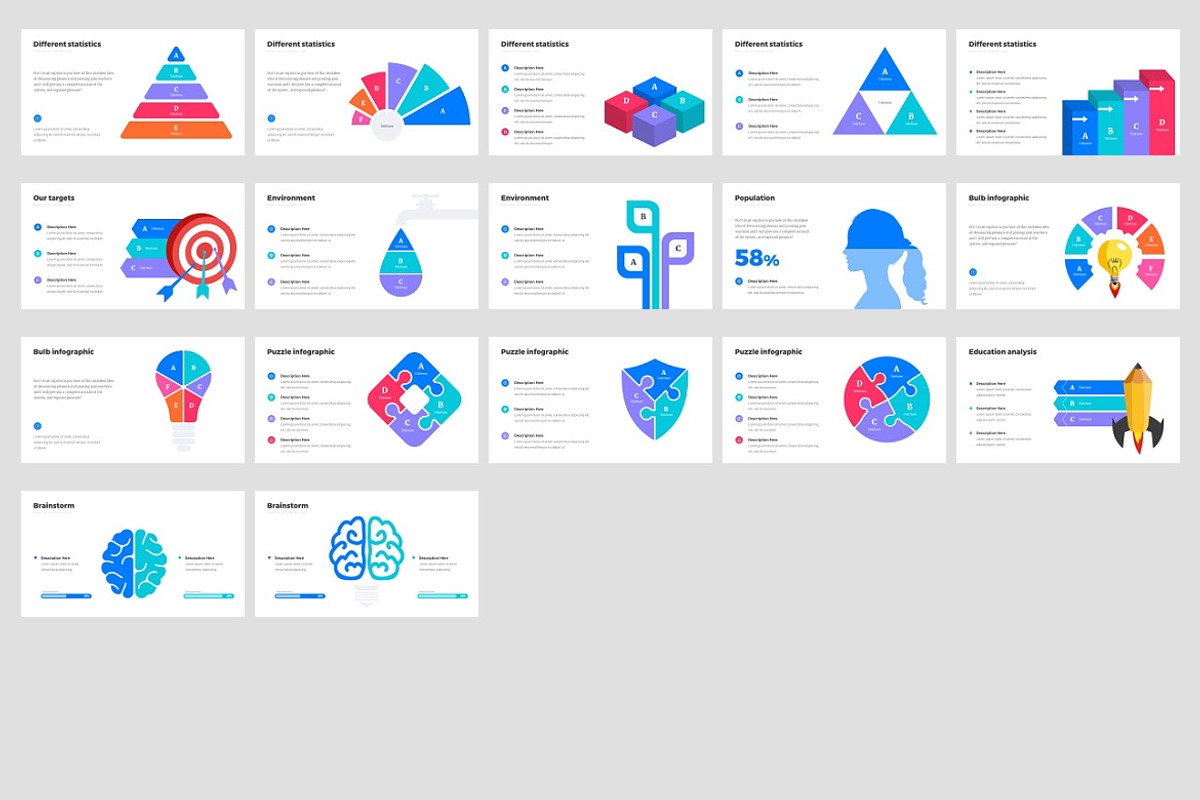 Infographics v.4, a Presentation Template by Presentation Templates (Photo 4 of 4)