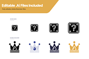 100 Video Game Elements Glyph Icons, an Outline Icon by Juicy Icons (Thumbnail 3 of 6)