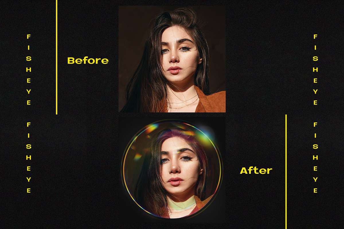 Fisheye Lens Photo Effect, a Texture Graphic by Freezerondigital (Photo 4 of 13)