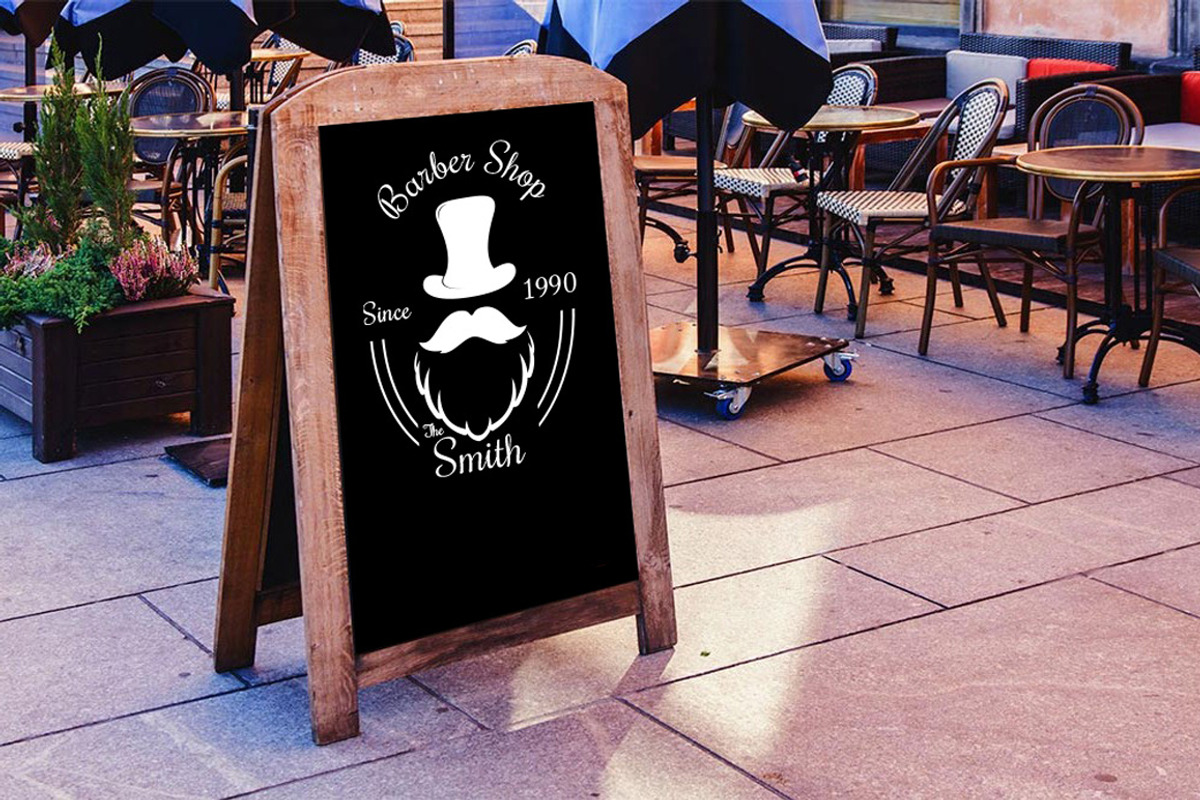 Barber Shop Logo Emblems, a Branding & Logo Template by Artha Desain (Photo 8 of 14)