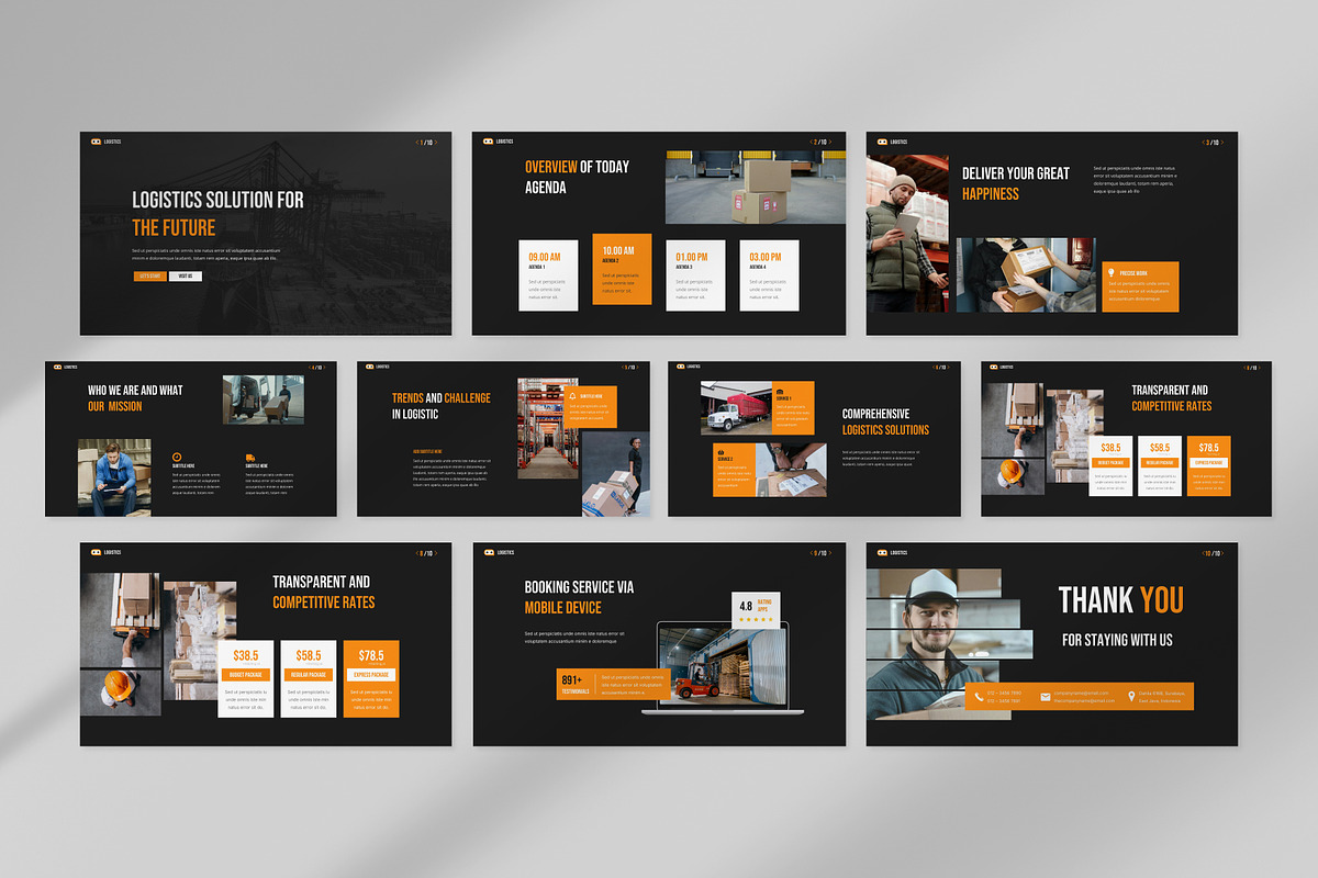 Logistic Company Landscape, a Brochure Template by Antstheme (Photo 2 of 2)
