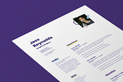 Jess | CV / resume template, a Resume Template by CV house (Thumbnail 2 of 9)