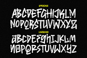 Brosnoirs - Textured Urban Style, a Handwritten Font by Arterfak Project (Thumbnail 8 of 13)