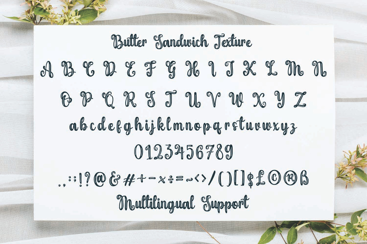 Butter Sandwich, a Script Font by Mozatype (Photo 22 of 23)