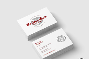 Canva Bakery Business Card Template