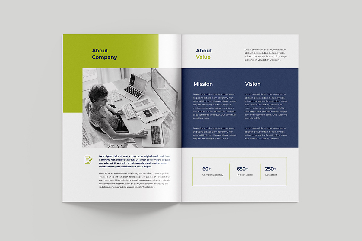 Company Profile Template, a Brochure Template by afsar.hossain (Photo 2 of 6)