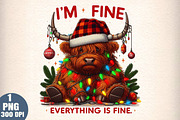 Fine Funny Christmas Png, an Illustration by Daily.Designs (Thumbnail 1 of 5)