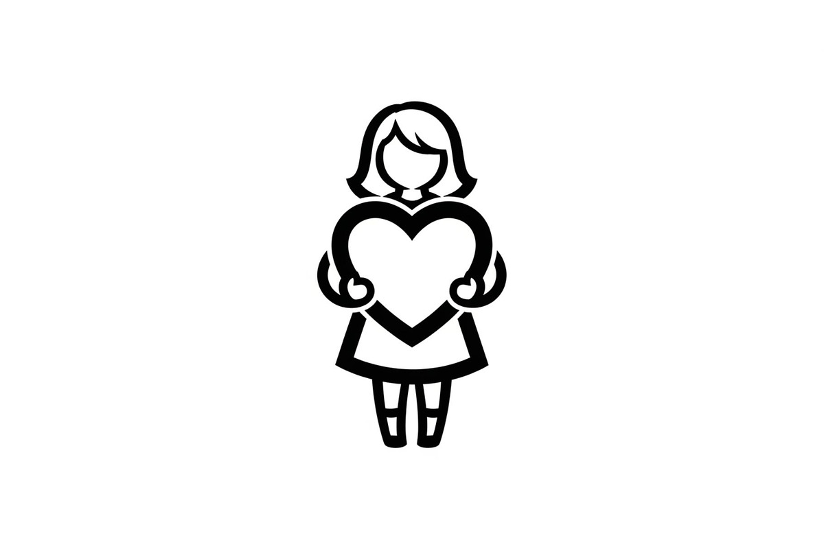 Cute Love Girl Silhouette Bundle, an Illustration by Designs_River (Photo 24 of 53)