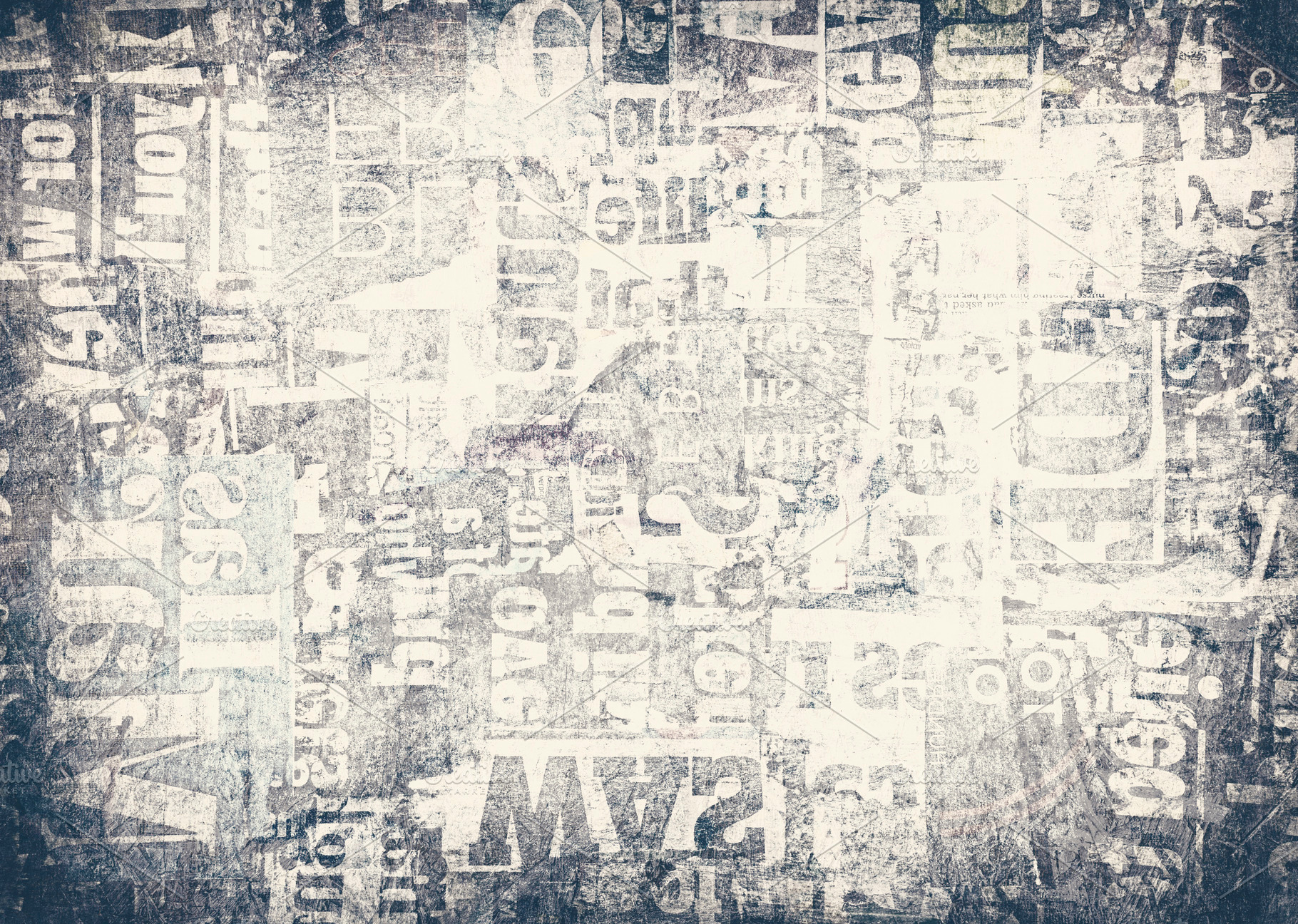 Grunge Newspaper Background, an Abstract Photo by Eddie Cloud