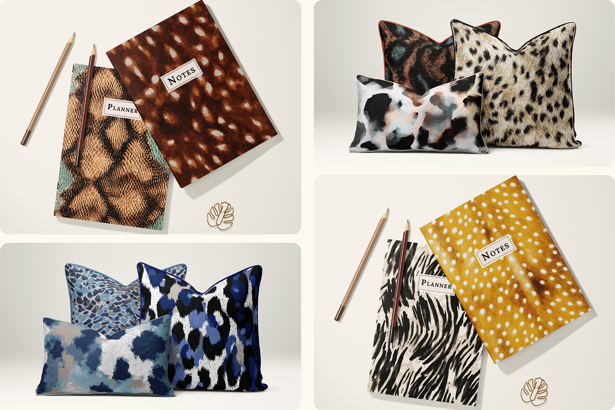 Animal Abstract Patterns - part 2, a Pattern Graphic by Ninterints (Photo 14 of 15)