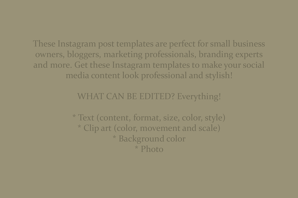 Expressive green Instagram Templates, a Social Media Template by ARGOS SHOP DESIGN (Photo 8 of 9)