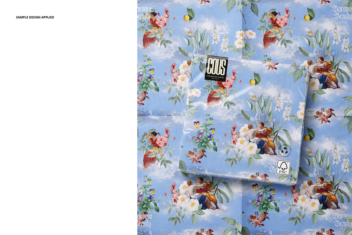 Napkins Mockup Set, a Merchandise Mockup by creatsy5 (Photo 9 of 15)