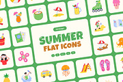Summer Icon Art Set, an Emoji Icon by Creative Stall (Thumbnail 1 of 8)