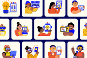 Artificial Intelligence Illustration, a Technology Illustration by Brickclay (Thumbnail 6 of 9)